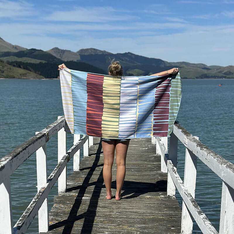 ICO Traders Sandfree Beach Towel - Cheese & Pineapple image number 1